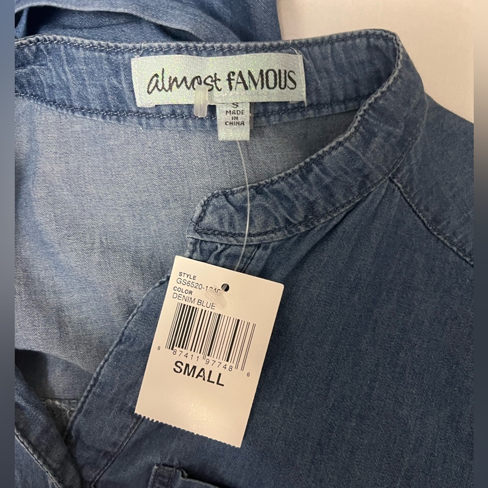 Almost Famous denim top - Picture 8 of 11